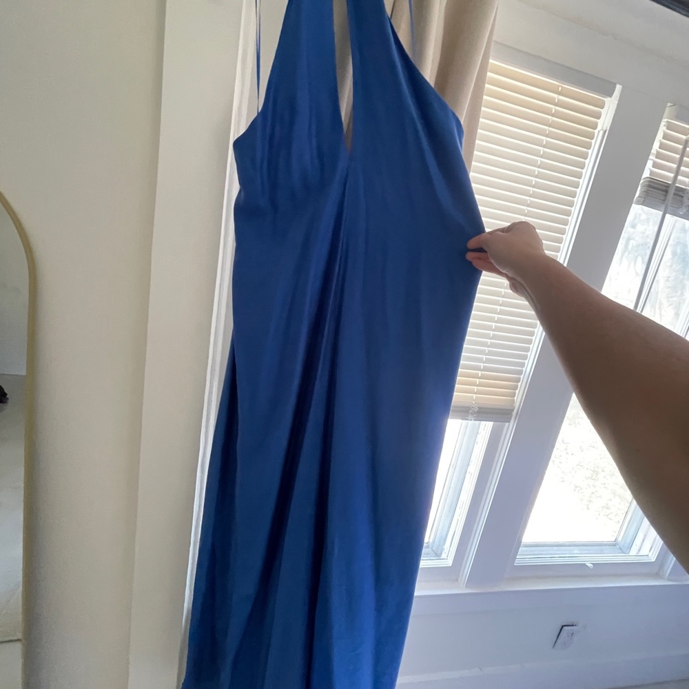 ANTONIO MELANI Blue Maxi Dress